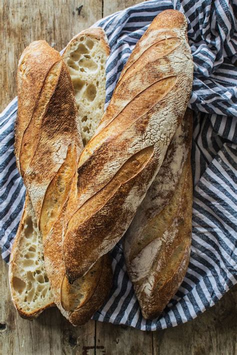 Easy Sourdough Baguette Recipe - Home Grown Happiness | Sourdough ...