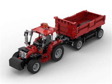 Lego Ideas Small Farm Tractor With Trailer Manual Rc Model