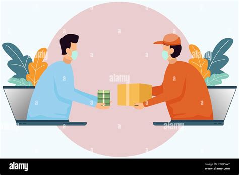 Exchanging Goods Stock Vector Images Alamy