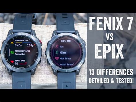 Garmin Fenix Vs Epix A Very Detailed Comparison Dc Rainmaker