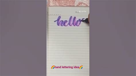 Diy Easy Hand Lettering Youtube