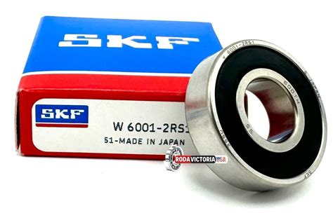 Skf W Rs Ball Bearing Rubber Sealed Stainless Steel X X Mm