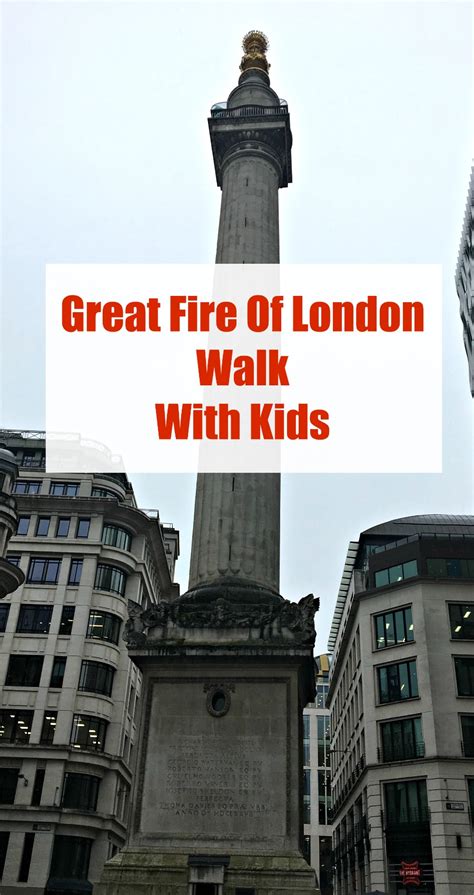 Great Fire of London walk with kids, London KS1 history - Wander Mum