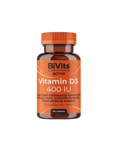 Abela Bivits Activa Vitamin D Iu Tablete