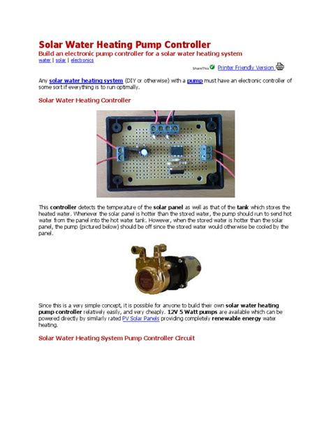 Pump Controller | PDF | Electronic Circuits | Relay