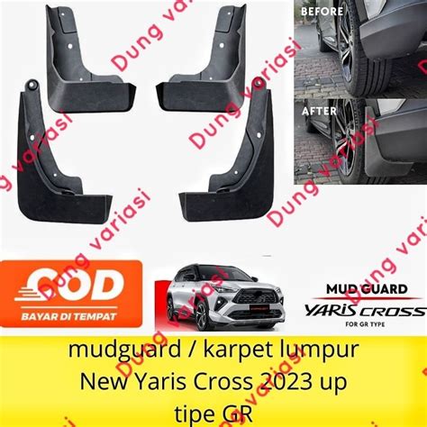 Jual Mudguard Karpet Lumpur Yaris Cross Tipe Gr Hitam Up Shopee