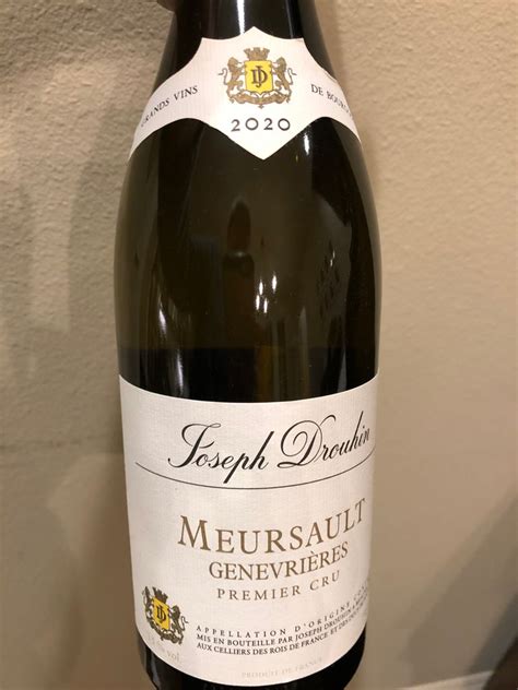 2022 Joseph Drouhin Meursault 1er Cru Les Genevrières France Burgundy