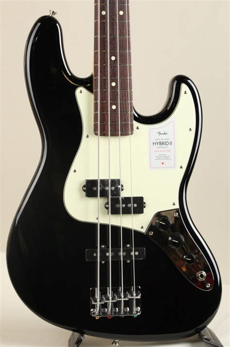 Fender Collection Made In Japan Hybrid Ii Jazz Bass Pj Black