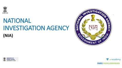 National Investigation Agency Nia Ppt