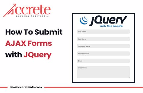 How To Submit Ajax Forms With Jquery