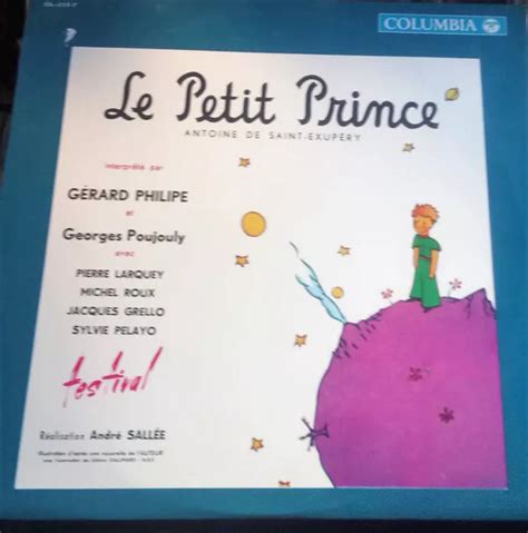 Antoine De Saint Exup Ry Le Petit Prince Vg Lp Eur