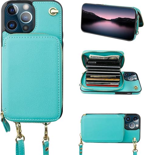 Amazon Bocasal Crossbody Wallet Case For Iphone Pro Max Rfid