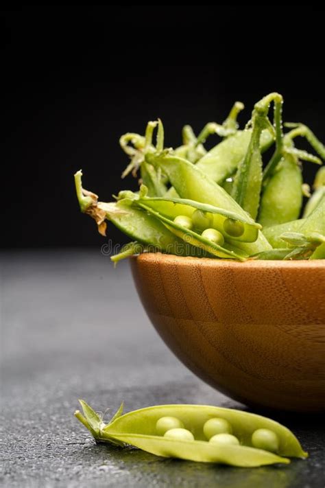 Empty Pea Pod Stock Photo Image Of Macro Field Group