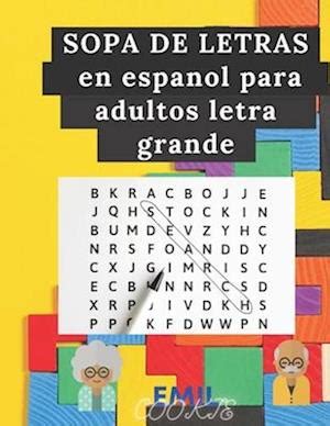 Få Sopa de Letras En Espanol Para Adultos af Emil Cookie som Paperback