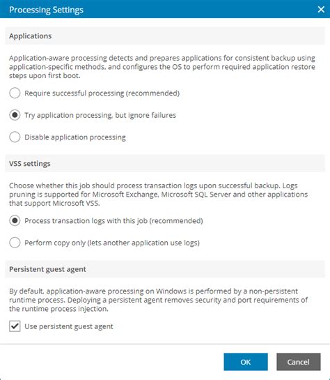 Step 5 Specify Guest OS Processing Options Veeam Service Provider