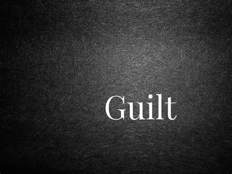 The guilt of suffering… – Her View From Home