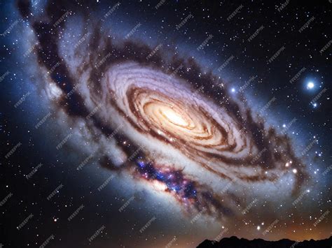 Premium Photo | A breathtaking picture of the M31 Andromeda spiral galaxy