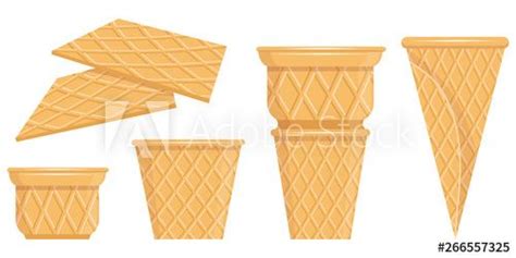 Vector Waffle Cone Collection