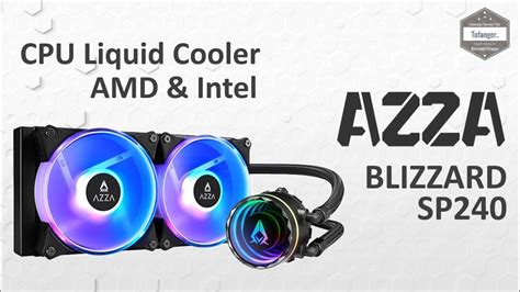 AZZA Blizzard SP 240 ARGB CPU Liquid Cooler Watercooling