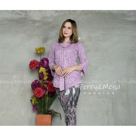 Jual Atasan Kebaya Brokat Floy Kartini Jumbo Ld Kebaya