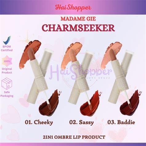 Jual MADAME GIE CHARMSEEKER 2IN1 OMBRE LIP CREAM OMBRE MADAME GIE