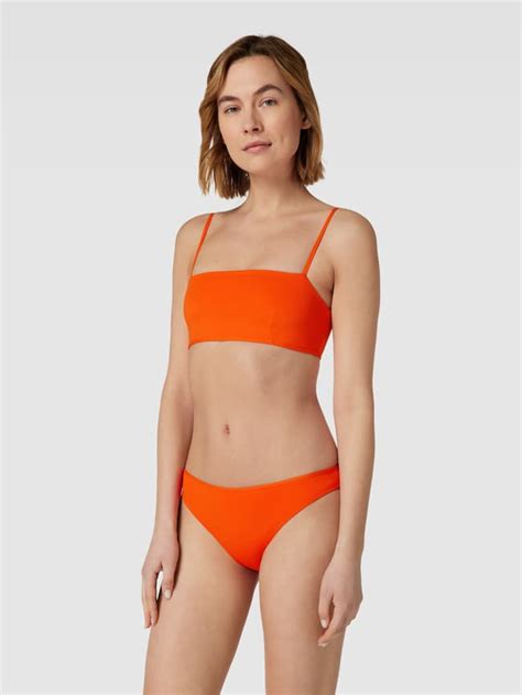 Mymarini Bikini Oberteil Mit Spaghettitr Gern Modell Easytop Orange