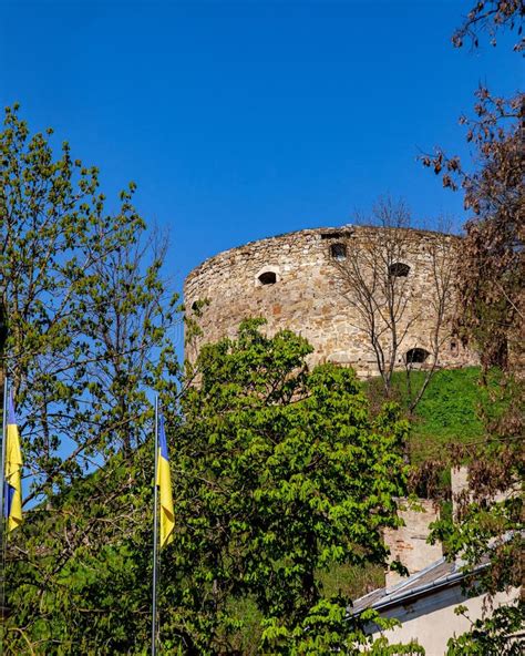 Terebovlia Castle in Ternopil Region. Ukraine Stock Photo - Image of ...