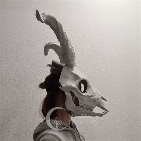 Goat skull mask – Willow Creative