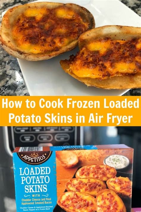 Frozen Loaded Potato Skins In Air Fryer Quick Easy Recipe