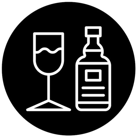 Premium Vector Vector Design Liquor Icon Style