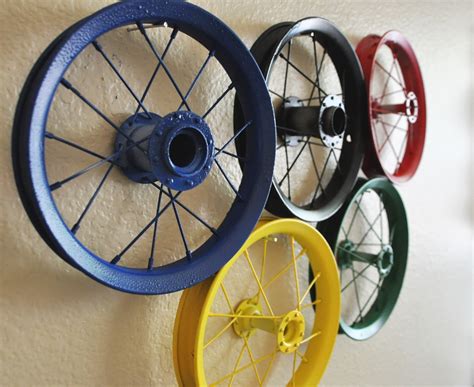 Bike Wheels as Art, for less than $25 – Her View From Home