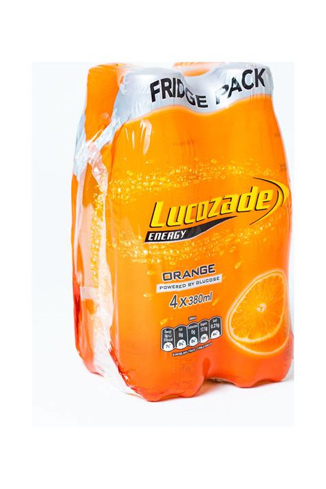 African Delights Lucozade Energy Drink Originalorange 380ml