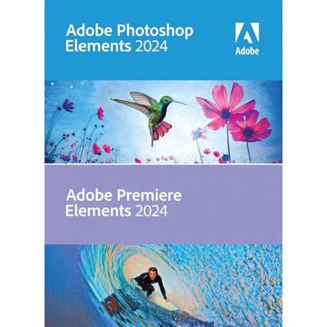 Pack Adobe Photoshop Elements Premiere Elements 2024 2 PC