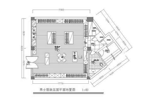 服装店平面功能分区图能分区分析图服装店平面图第4页大山谷图库