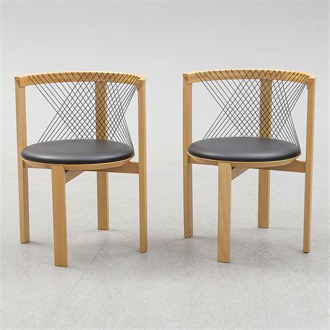 STOLAR ett par String chair Niels Jörgen Haugesen Tranekaer