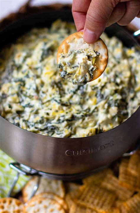 Crock Pot Spinach Artichoke Dip