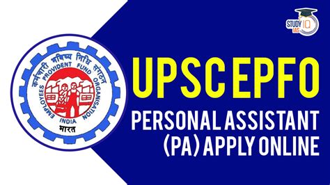 Upsc Epfo Pa Recruitment Apply Online Direct Link