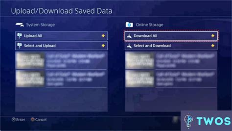 Cómo hacer copia de seguridad de datos Ps4 a la nube Twos es 2024