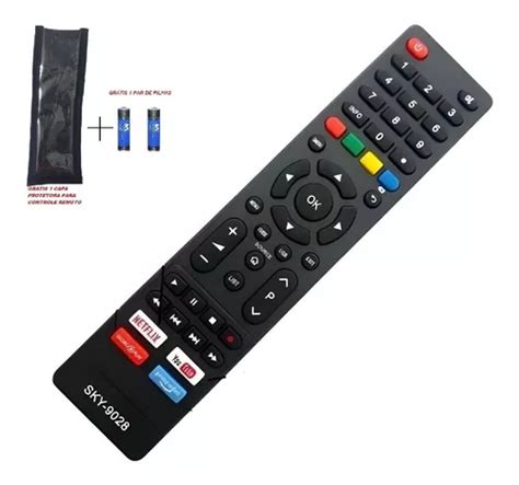 Controle Remoto Compat Vel Tv Philco Smart Ph Netflix Parcelamento