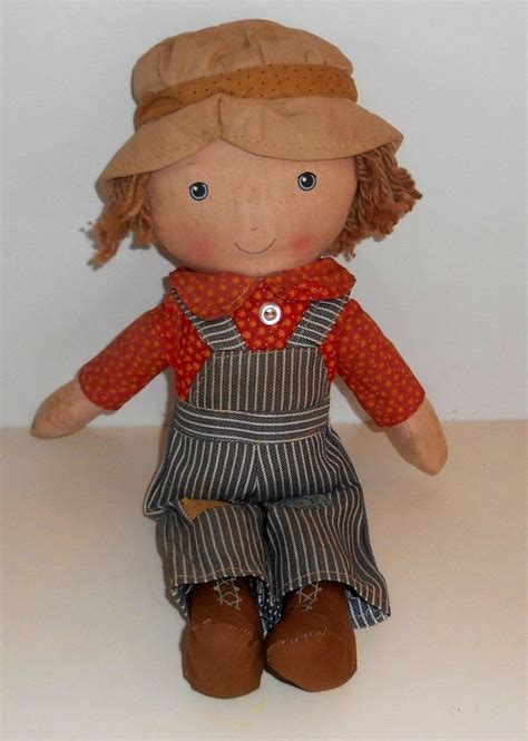 Vintage 1970 S Knickerbocker Holly Hobbie Robby Hobbie 16 Inch Ragdoll R13 Vintage Dolls