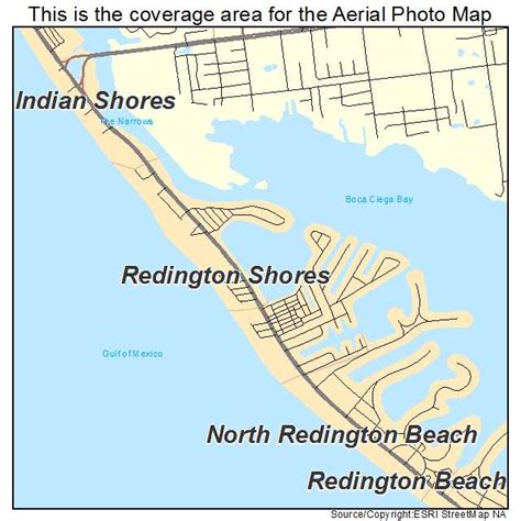 Aerial Photography Map Of Redington Shores Fl Florida