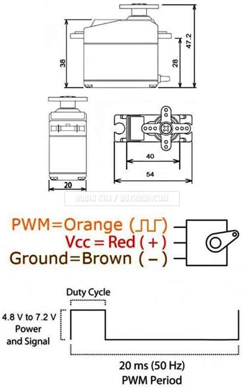 Buy Pcs Servo Motor Mg Control Angle Metal Gear Servo Kg