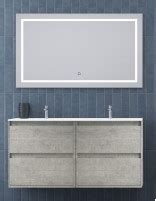 Mueble De Cuarto De Ba O Con Lavabo Doble Enma Cajones