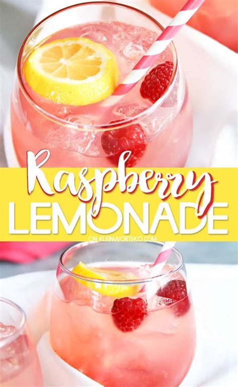 Sparking Raspberry Lemonade Cocktails Mocktails Artofit