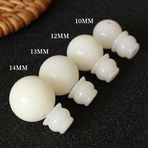 Natural White Bodhi Root Tee Buddha Head Stupa Xingyue Accessories