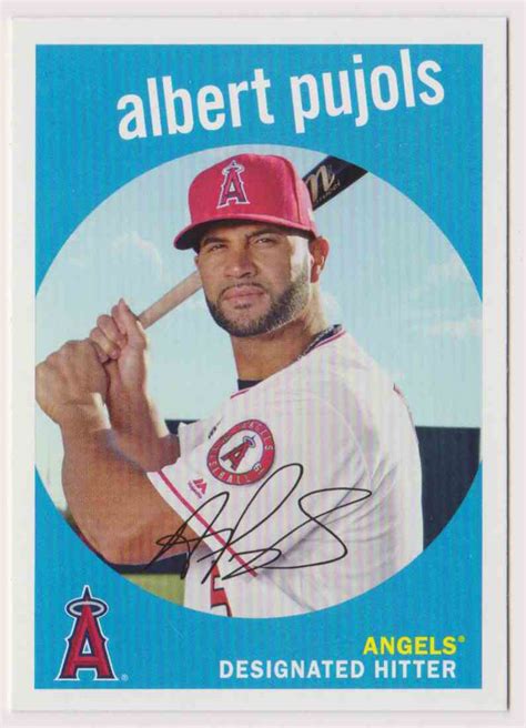 2018 Topps Archives Albert Pujols 92 On Kronozio