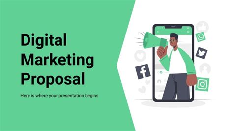 Digital Marketing Proposal Google Slides & PowerPoint template