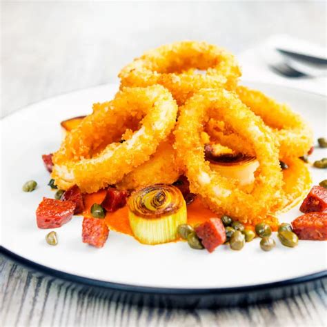 Fried Calamari Perfect Crispy Breaded Squid Rings Krumpli