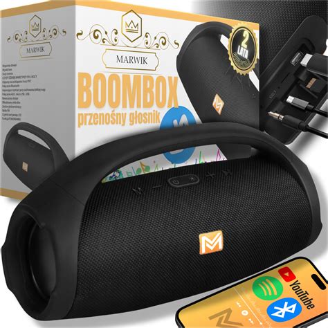 G O Nik Bluetooth Boombox Mobilny Usb Radio Led Mp Bezprzewodowy