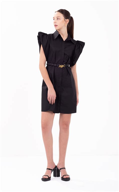 Puff Sleeve Belted Dress What To Wear